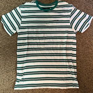 Men’s Green Striped Pacsun T-Shirt
